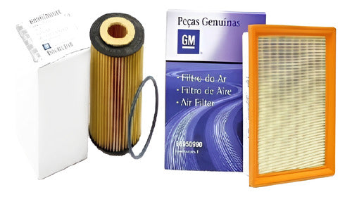 Kit Filtro Aceite+filtro Aire Sonic - Original Gm 0