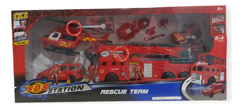 Toys Four Fun S.O.S Rescue Team Set with Light and Sound 1088 / 1089 0