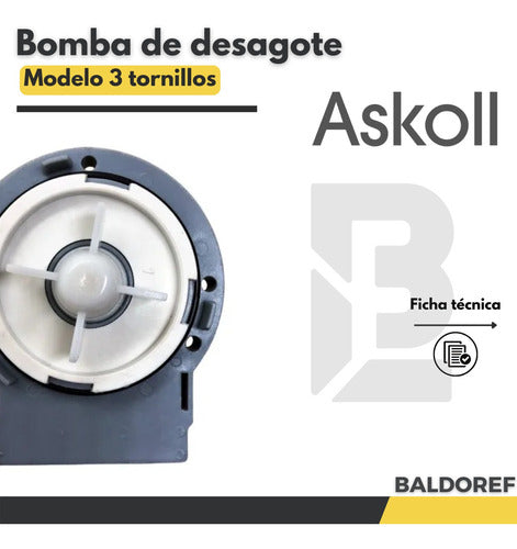 Askoll Drain Pump for Electrolux Washing Machine 1