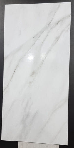 Tendenza Ceramica Royal White Brillante 30x62 1ª Piso Pared 1