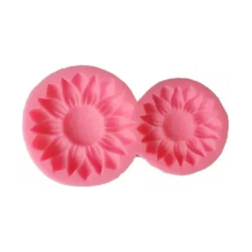 China Silicone Mold Girasoles Special for Cold Porcelain, Resin 1