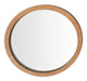 República Diseño Decorative Round Mirror with Wooden Frame 70cm Nordic 4