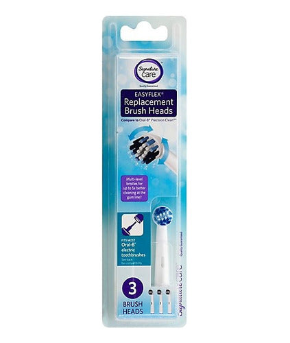Oral-B EasyFlex Toothbrush Replacement Brush Head 3-Pack 0