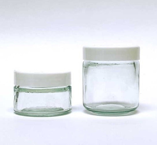 Impofra Glass Pot 20g 20cc Transparent with Lid Pack of 10 Units 0