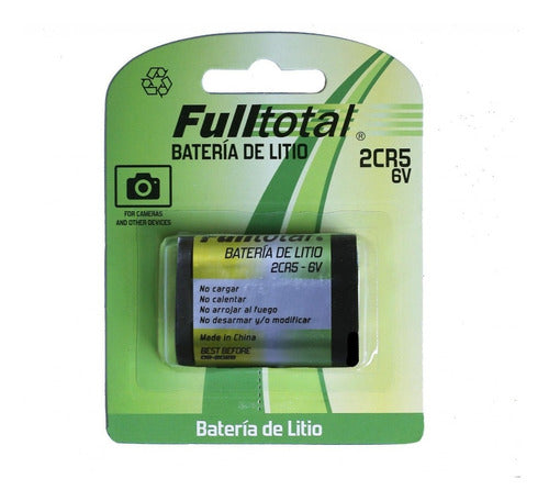 Fulltotal Lithium Battery 2CR5 6V x 1 0