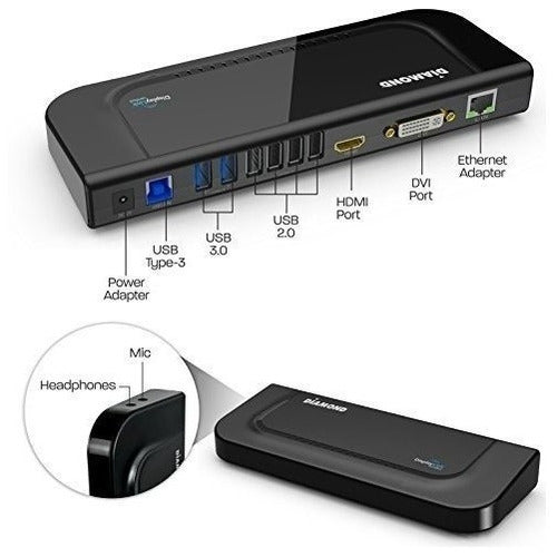 Diamond Multimedia Ultra Dock Video Dual Salidas De Usb 3020 4