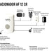 Kit Acionador Af12cr + 2 Botoeira Bt-s Para Fechadura 12v 1