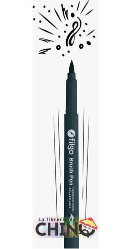 Set of 4 Filgo Brush Pens 035 Black for Brush Lettering 2