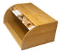 Large Bamboo Bread Box with Decorative Lid 1