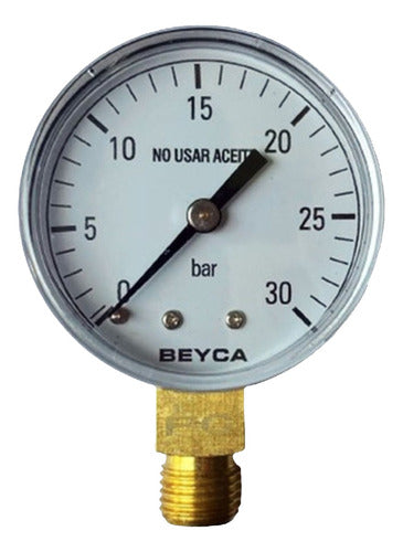 Beyca Manometer for Oxygen Regulator 0-30 0