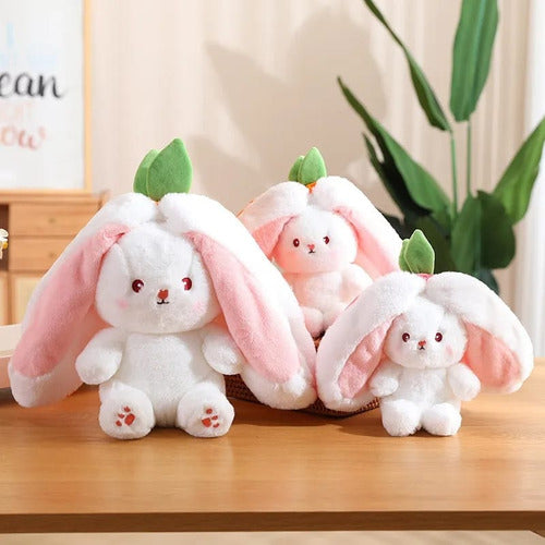 Strawberry-Carrot Kawaii Rabbit Plush Toy 5