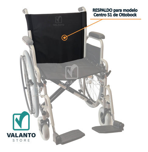 Ottobock Respaldo 41 Cm 16' Silla Ottobock Centros1 Repuesto Original 1