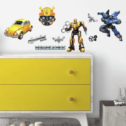 RoomMates Vinilo Decorativo Pared Transformers Bumblebee 0