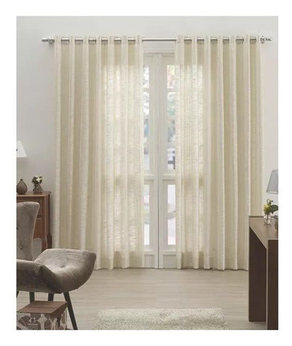 Döhler Pack of 2 Fabric Curtains 270 x 200 cm - Telecompras Sc 3