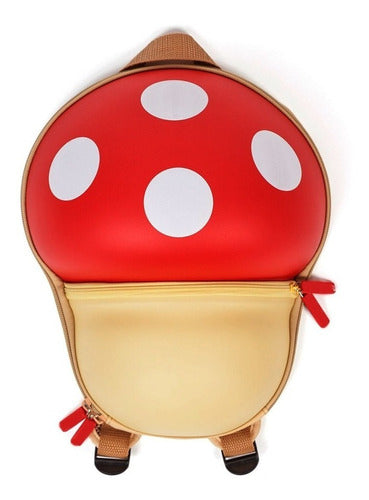 Children's Ladybug Mushroom Backpack for School Kids 0