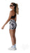 Sporty Lycra Printed Top and Shorts Sets 3