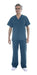 Suedy Medical Uniform V-Neck Set in Arciel Fabric 49