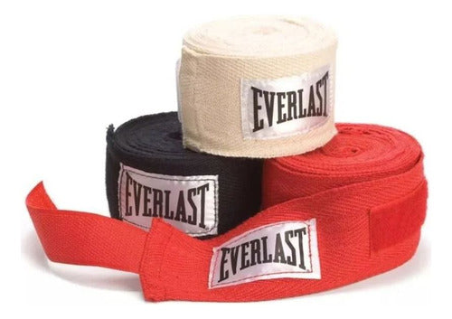 Kit Com 3 Pares De Bandagem - 3 Metros - Everlast 0