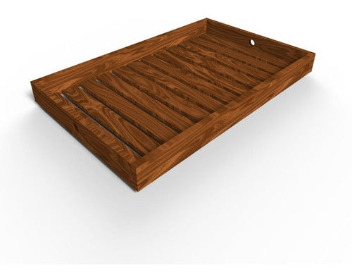 Ají Diseño Double Wooden Tray for Breakfast Buffet Display 0