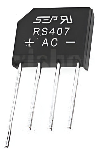 Rs407 Puente Rectificador - 4amp 1000v - Pack X 5 Unidades 1