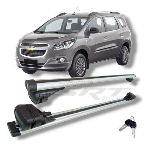 Protec Aluminum Roof Rack Bar for Chevrolet Spin 1