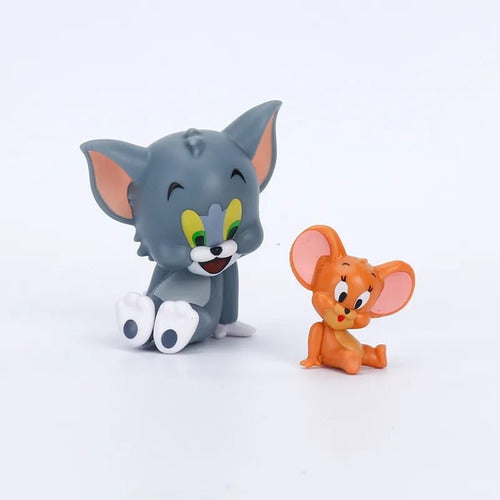 Tomy Tom Y Jerry Gato Y Ratón Mini Figuras Animé Muñecos Juguete 4