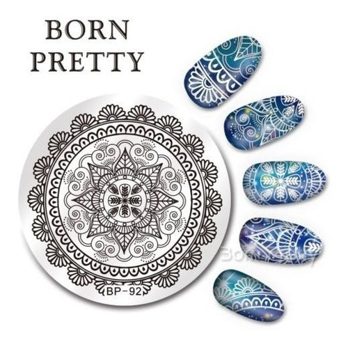 Born Pretty Stamping Nail Art Plate BP-92 0