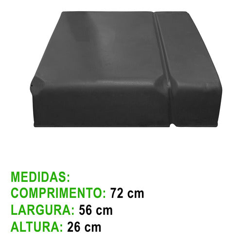 Tampa Caixa Bateria Caminhão Sc 112 R/t 1