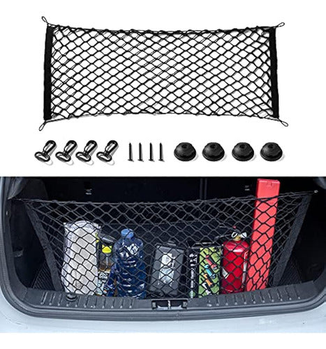 Amiss Heavy Duty Cargo Net Stretchable, Car Interior Accessories 1