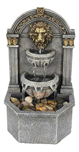 Warm Garden Lion's Head Fountain - Fuente De Relajación Para D 0