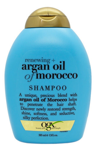 Ogx Argan Oil Of Morocco Shampoo + Enjuague + Crema Rulos 1