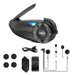 Intercomunicador Ejeas Q8 Moto Bluetooth 6 Cascos Motoscba 2