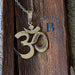 Surgical Steel Amulet Pendant Protection Luck Energy Om with Gift Chain 26