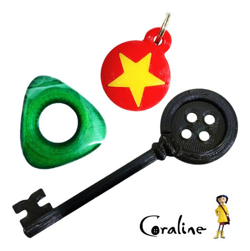 3DFASE1 Coraline Accessories Key Object Finder Gifts 0