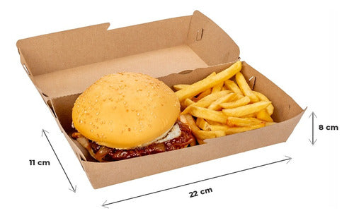 Estuche  Delivery  Sandwich Xl (22x11x8) X 260 Unid. 2