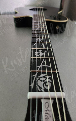 Kustom-Inlays Inlay Adhesivo Rayos Guitarra-Bajo 3