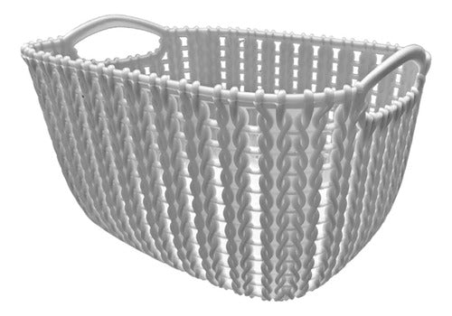 Tienda Almar Medium Rattan Organizer Basket for Bathroom and Closet 2