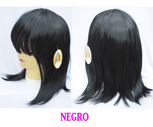 Short Burgundy Kanekalon Cosplay Carre Wigs for Daily Use 4