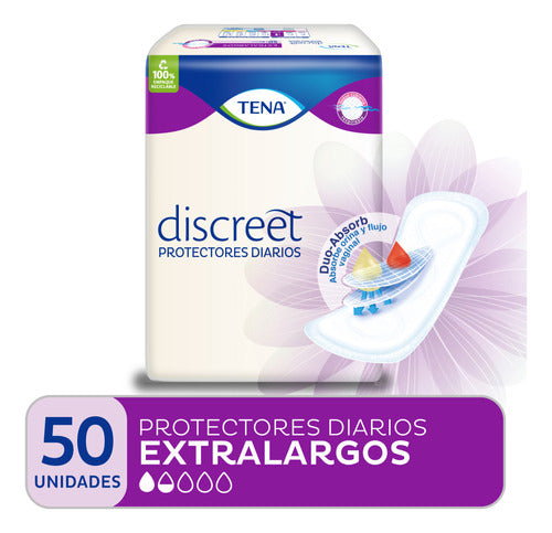 Tena Discreet Extralargo Daily Protector X 50u 0