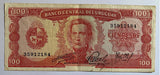 Billete Uruguay 100 Pesos 1967, 7a8 Rotondaro, Bu13 0