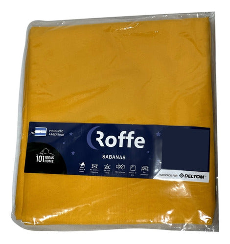 Pack of 3 Adjustable Queen Size Sheets 220 X 240 Cm - Roffe 36