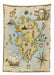 Ambesonne Pirate Ship Treasure Island Map Tablecloth 1