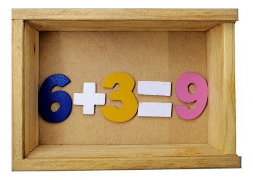 Luhjbn Wooden Numbers Box for Kindergarten 2