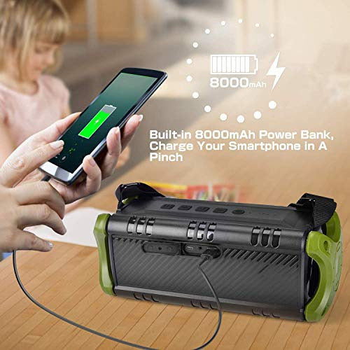 W-King Bluetooth Speakers 50W (70W Peak) Power Bank with Built-in Battery 1