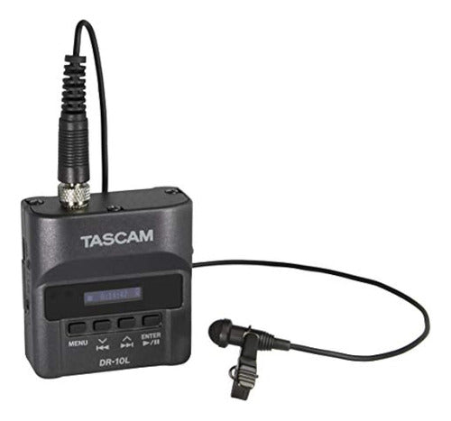 Tascam DR-10L Portable Digital Audio Recorder with Lavalier Microphone 0