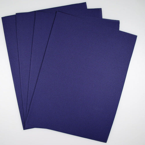 HERMES SHOP Royal Blue Cotton Point Fabric, 30x45 Cm, 4 Units 1