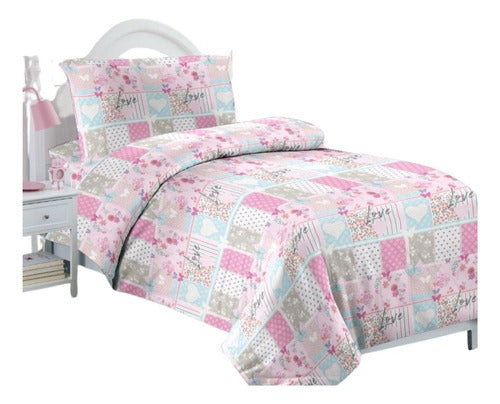 Cotton Flor Kids Bedding Set 1 Plaza 0