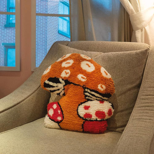 Lunar Sol Mushroom Pillow Boho Throw Pillow - Cosas Lindas S 1