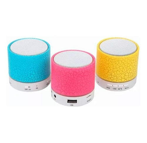 Mini Parlante Conexión Bluetooth Usb, Con Luces Led 1