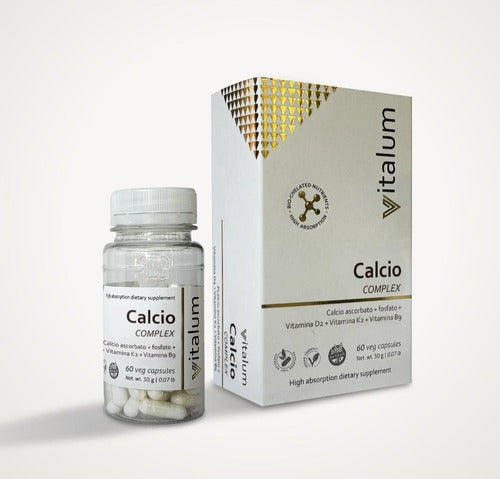 Hg Vitalum- Calcio Complex + Vit. D2 + K2 + B9 X60 Cap 0